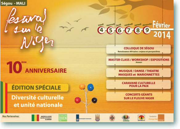 Visual Identity for Festival sur le Niger - Ségou, Mali